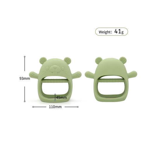 Bestseller teether | Dino/Chick/Marmot Shapes chew toy | Oral motor stimulation | Platinum-grade silicone | Teething sleep aid | 6 Colors + 3 Animal Designs Promotes