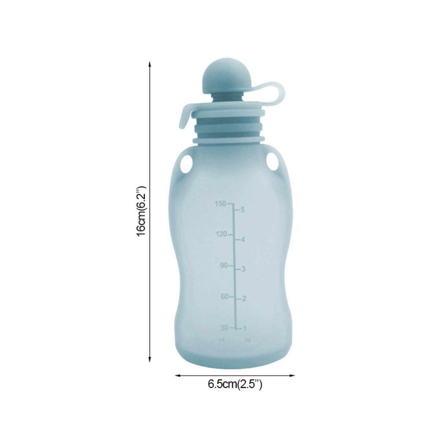 Reusable Silicone Breast Milk Storage Bag | Leak-Proof Portable Breastmilk Freezer Pouch 150ml | Baby Feeding Accessories