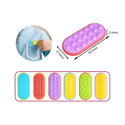 Magnetic Silicone Fidget Toy | Sensory Stress Relief Slider