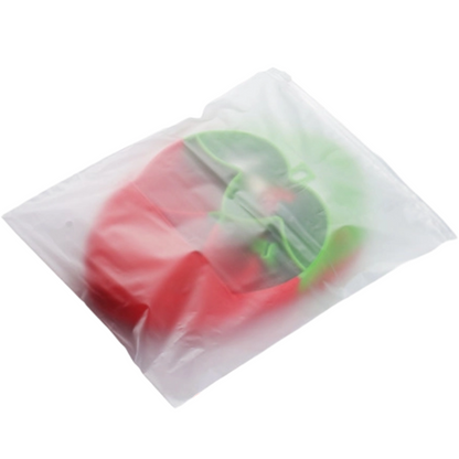 Silicone Baby Feeding Set | Strawberry 4-Compartment Plate with Bib & Cutlery