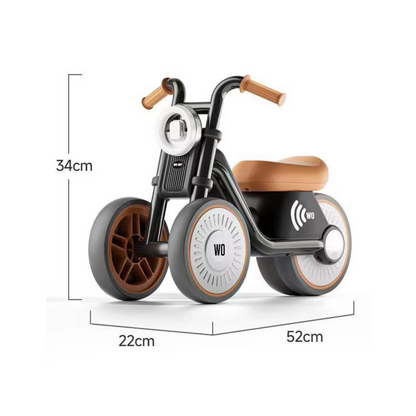 Harley-Style Kids Balance Bike | Toddler Ride-On Balance Bike 1–3 Years
