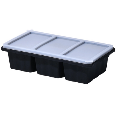 Silicone Ice Cube Tray with Lid | Food Storage Freezer Container