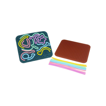Sensory Silicone Activity Board | Learning Fidget Toy for Kids