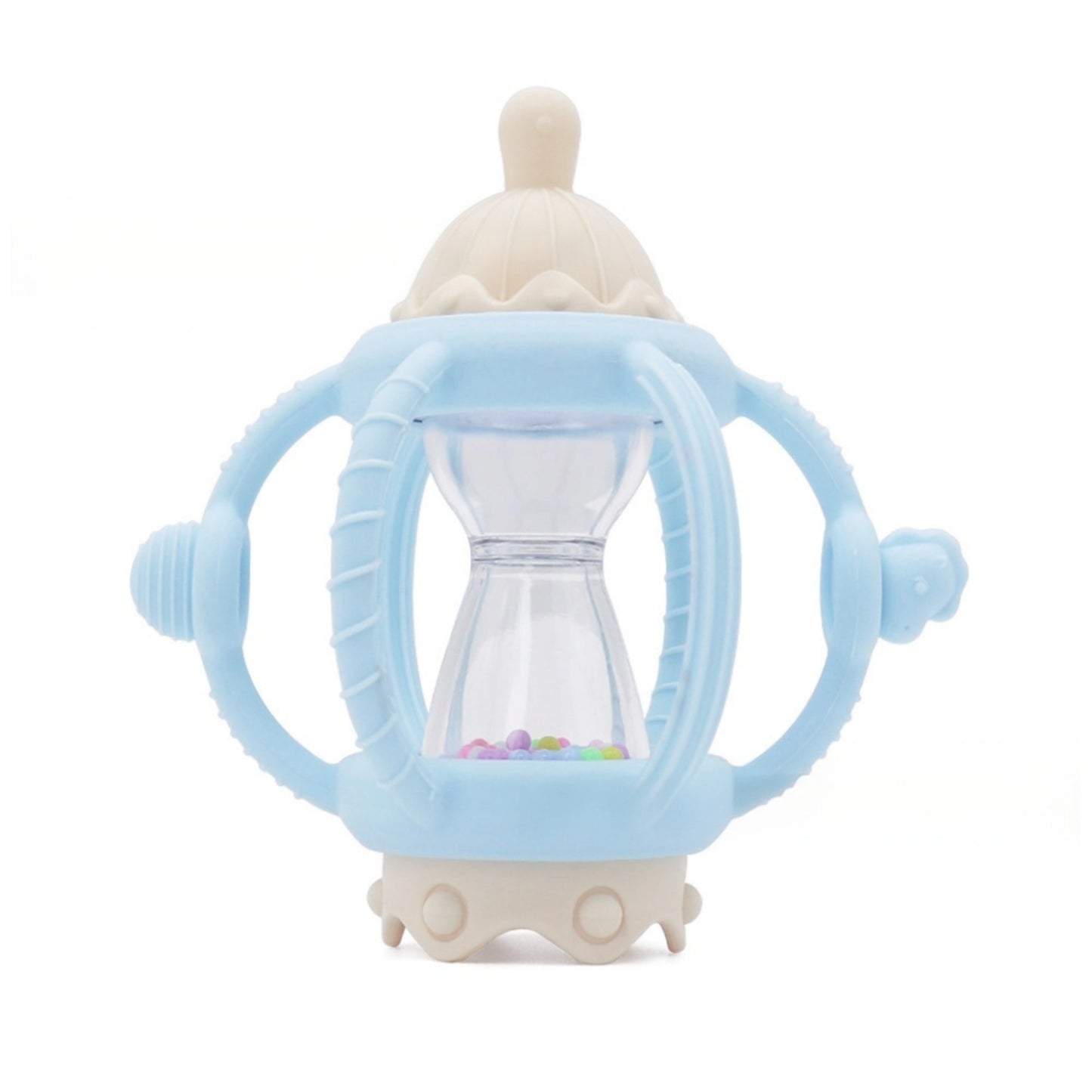 Manhattan ball | Chewable silicone | 3 pastel colors | 0-12M toy | Anti-drop toy | BPA-Free Baby Toy | Soothing Textures