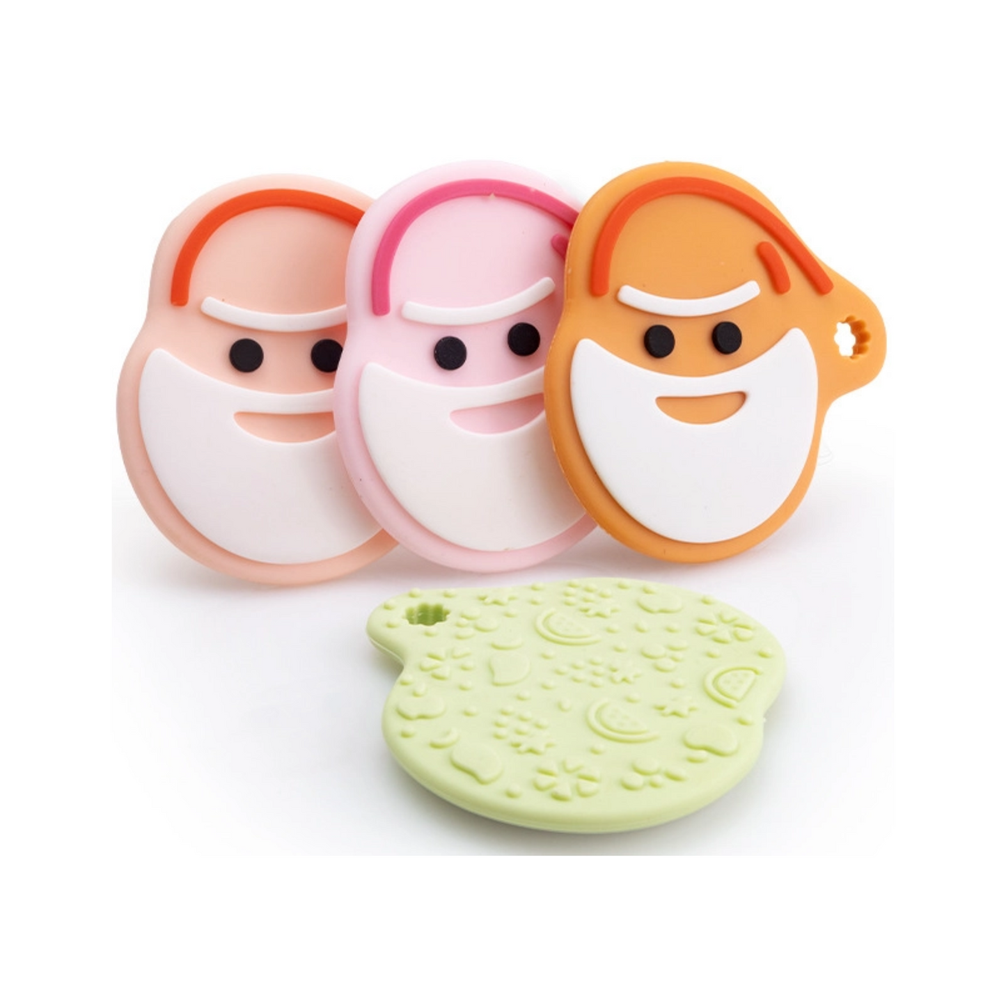 Christmas Series Baby Silicone Teether | Snowflake Teething Toy | Food Grade Silicone Gum Soother | Safe Teether for Infant Relief