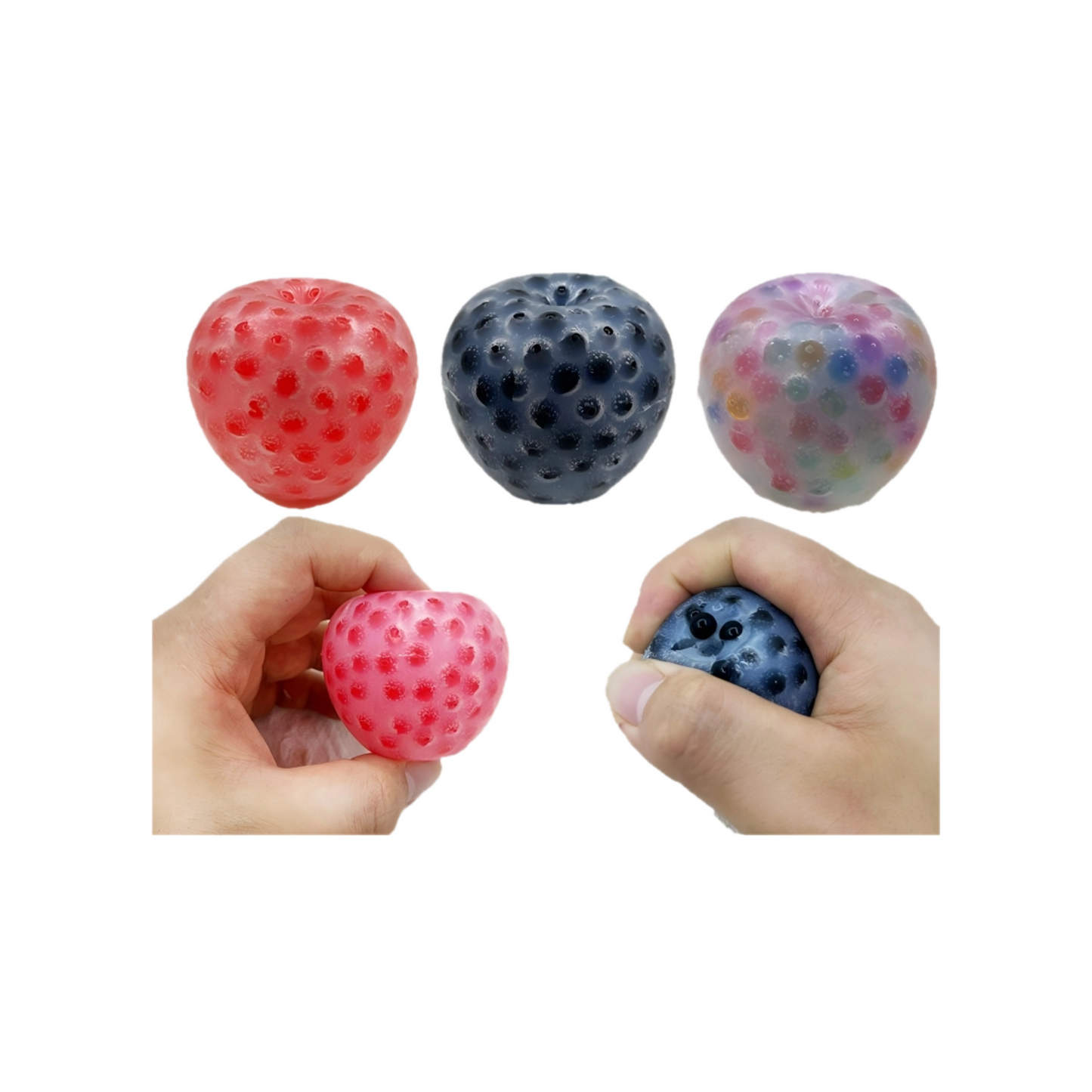 Christmas Pimple Pop Toy | Blackhead Popper | ASMR Stress Relief Toy | Holiday Prank Toy | Sensory Squeeze Apple Toy | Christmas Gift for Kids & Adults