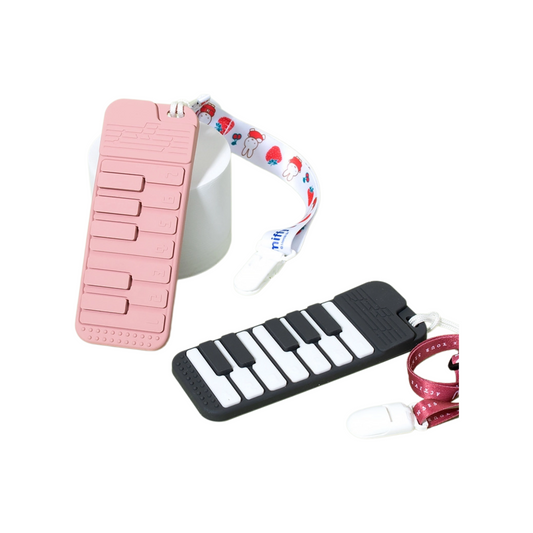 New Silicone Baby Teether Toy | Piano Design Teething Soother | Food Grade Infant Teether | Safe Gum Relief Toy for Babies