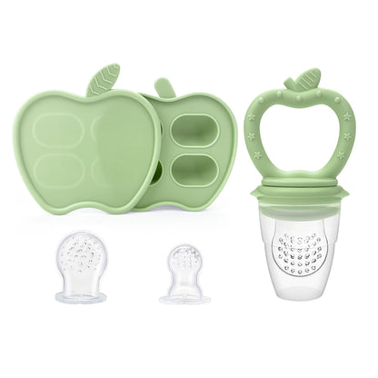 Baby Fruit Feeder Teether | Silicone Fresh Food Feeder for Self-Feeding