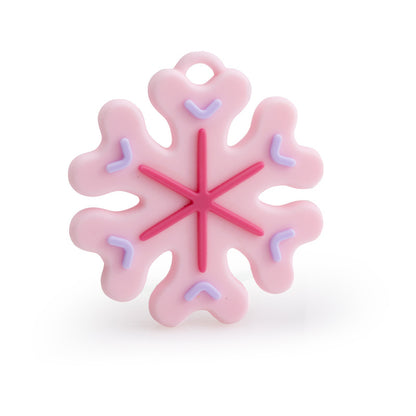 Christmas Silicone Baby Teether | Snowflake Teething Toy