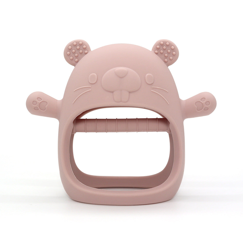 Bestseller teether | Dino/Chick/Marmot Shapes chew toy | Oral motor stimulation | Platinum-grade silicone | Teething sleep aid | 6 Colors + 3 Animal Designs   Promotes