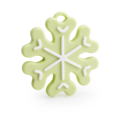 Christmas Silicone Baby Teether | Snowflake Teething Toy