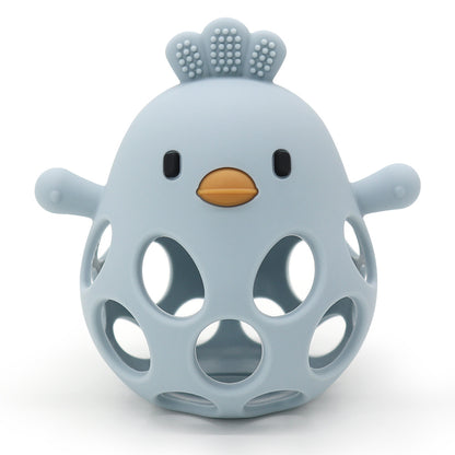 Silicone Manhattan Teething Ball | Animal Rattle Sensory Toy