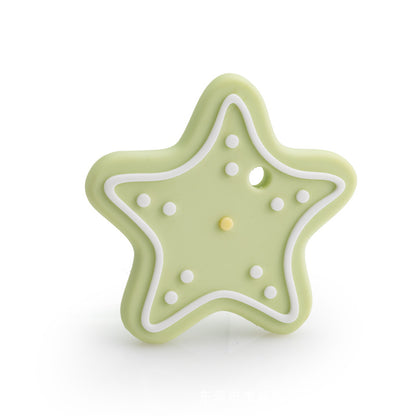 Christmas Silicone Baby Teether | Snowflake Teething Toy