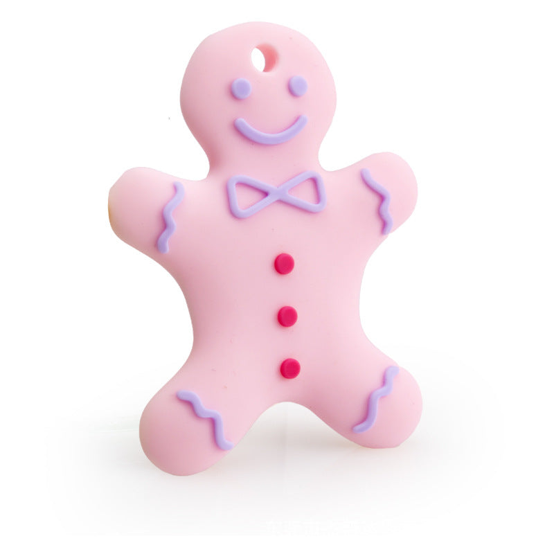 Christmas Series Baby Silicone Teether | Snowflake Teething Toy | Food Grade Silicone Gum Soother | Safe Teether for Infant Relief