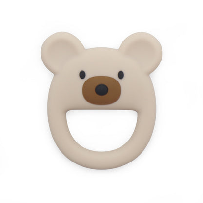 Platinum Silicone Bear Teether | Baby Sensory Chew & Sleep Aid