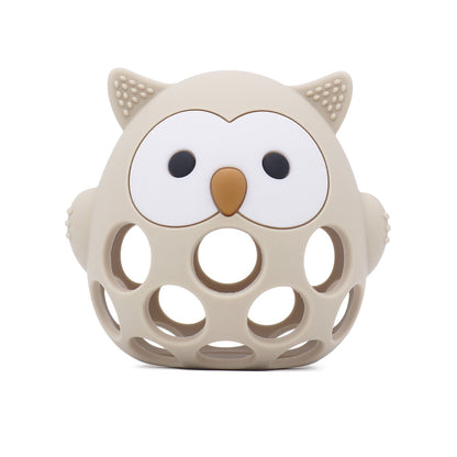 Silicone Manhattan Teething Ball | Animal Rattle Sensory Toy