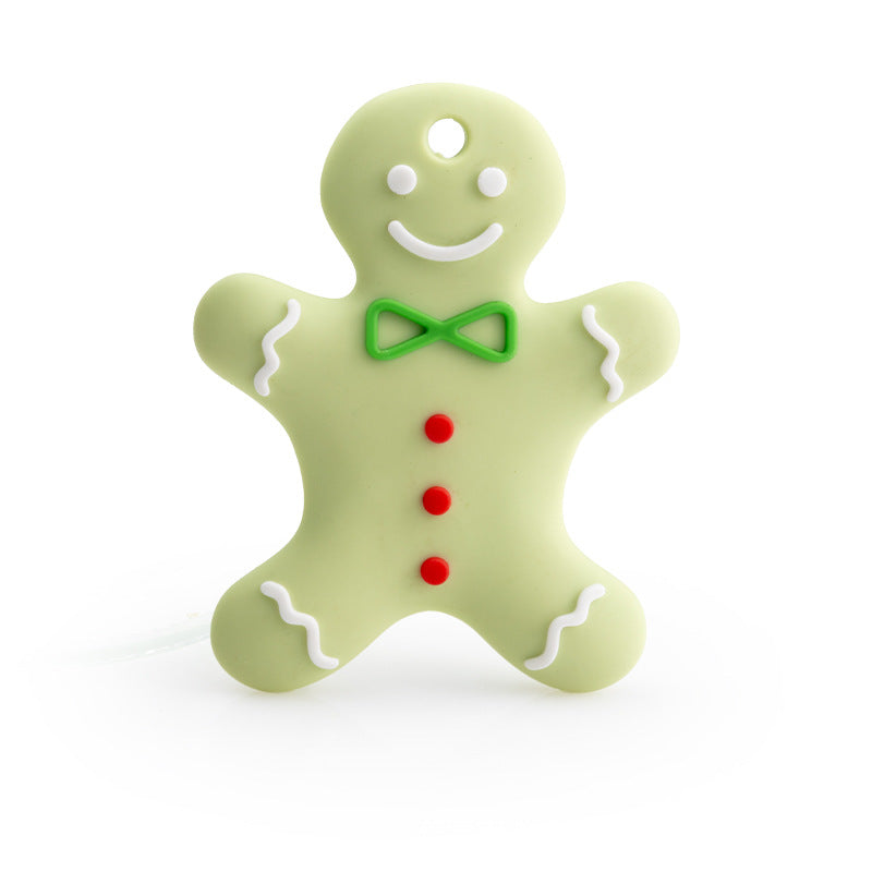 Christmas Series Baby Silicone Teether | Snowflake Teething Toy | Food Grade Silicone Gum Soother | Safe Teether for Infant Relief