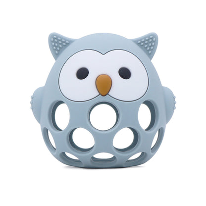 Silicone Manhattan Teething Ball | Animal Rattle Sensory Toy