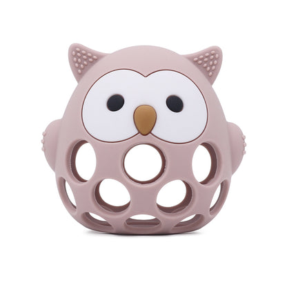 Silicone Manhattan Teething Ball | Animal Rattle Sensory Toy