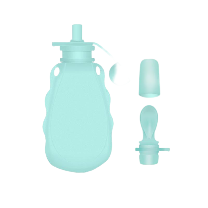 Silicone Breast Milk Storage Bag | Reusable 200ml Baby Food Pouch | Portable Leakproof Freezer Milk Bag
