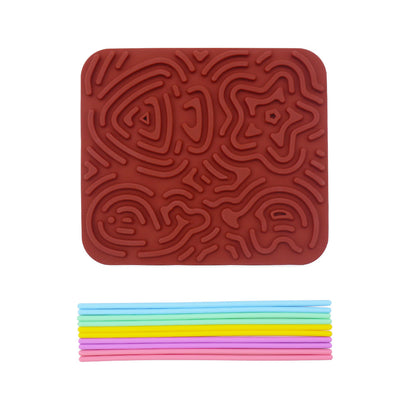 Sensory Silicone Activity Board | Learning Fidget Toy for Kids