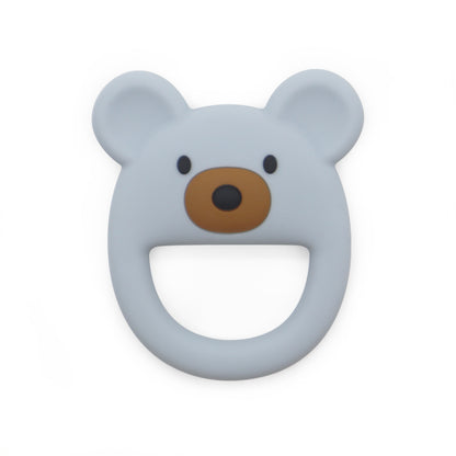 Platinum Silicone Bear Teether | Baby Sensory Chew & Sleep Aid