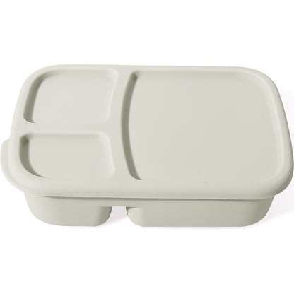 Silicone Lunch Box | 3-Compartment Microwave Safe Bento Box