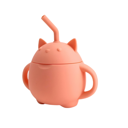 Silicone Training Cup | Baby Straw Cup with Handles