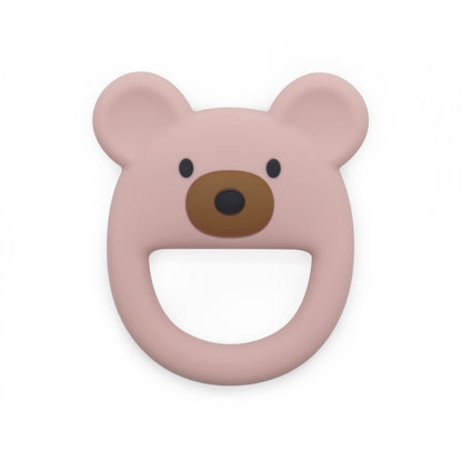 Platinum Silicone Bear Teether | Baby Sensory Chew & Sleep Aid