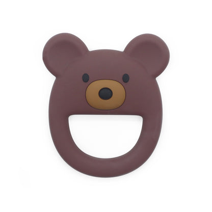 Platinum Silicone Bear Teether | Baby Sensory Chew & Sleep Aid