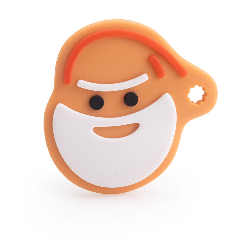 Christmas Series Baby Silicone Teether | Snowflake Teething Toy | Food Grade Silicone Gum Soother | Safe Teether for Infant Relief