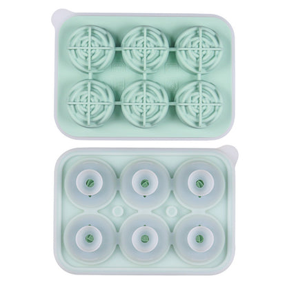 Silicone Rose Ice Mold | 6-Cavity Flexible Ice Cube Tray