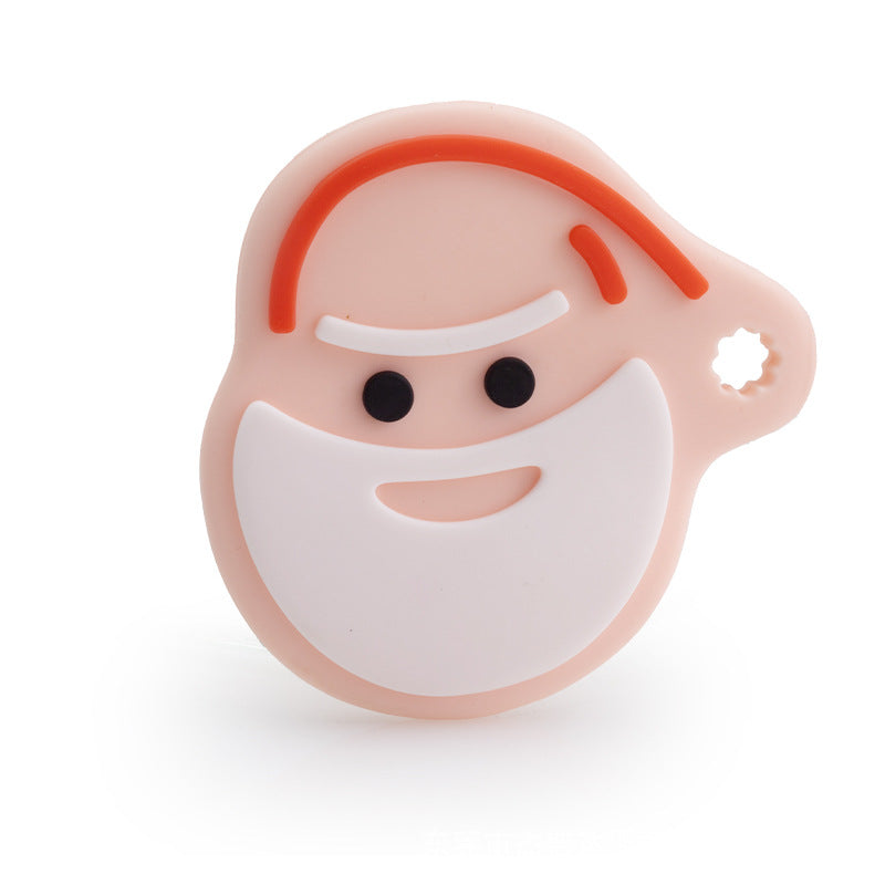 Christmas Series Baby Silicone Teether | Snowflake Teething Toy | Food Grade Silicone Gum Soother | Safe Teether for Infant Relief