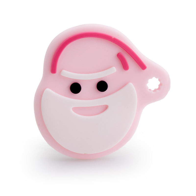 Christmas Series Baby Silicone Teether | Snowflake Teething Toy | Food Grade Silicone Gum Soother | Safe Teether for Infant Relief