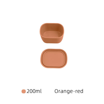 Silicone Baby Food Containers | Leak-Proof Divided Snack Boxes
