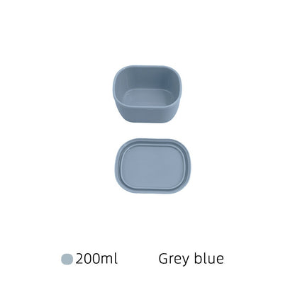 Silicone Baby Food Containers | Leak-Proof Divided Snack Boxes