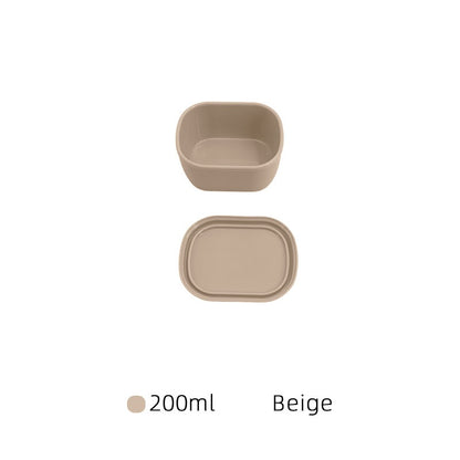 Silicone Baby Food Containers | Leak-Proof Divided Snack Boxes