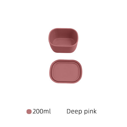 Silicone Baby Food Containers | Leak-Proof Divided Snack Boxes
