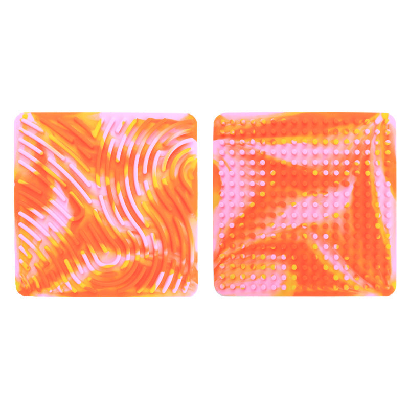 Sensory Silicone Activity Board｜Double-Sided Colorful Learning Toy｜Kids Sensory Fidget Board