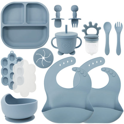 Silicone Baby Feeding Set | 13PCS Suction Tableware Kit
