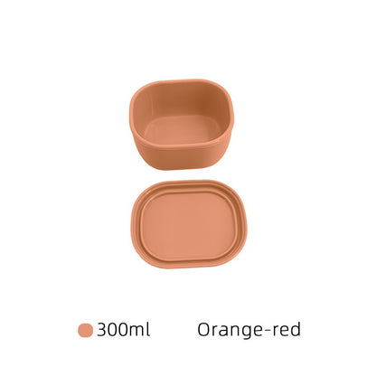 Silicone Baby Food Containers | Leak-Proof Divided Snack Boxes