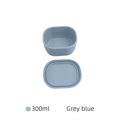 Silicone Baby Food Containers | Leak-Proof Divided Snack Boxes