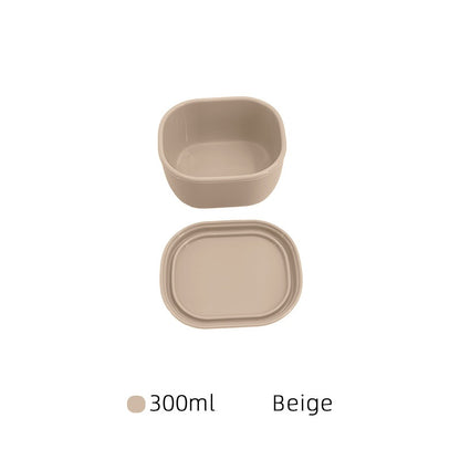 Silicone Baby Food Containers | Leak-Proof Divided Snack Boxes