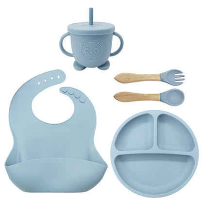 Silicone Baby Feeding Set | 8PCS Toddler Training Tableware