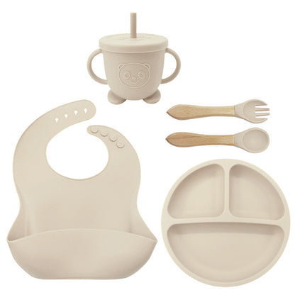 Silicone Baby Feeding Set | 8PCS Toddler Training Tableware