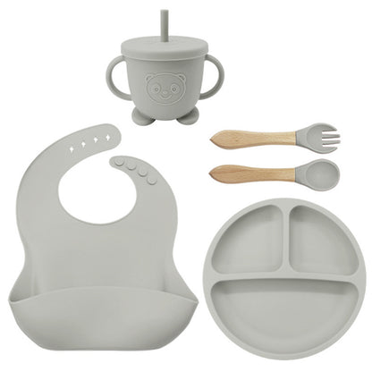 Silicone Baby Feeding Set | 8PCS Toddler Training Tableware