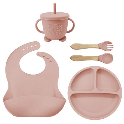 Silicone Baby Feeding Set | 8PCS Toddler Training Tableware