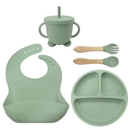 Silicone Baby Feeding Set | 8PCS Toddler Training Tableware