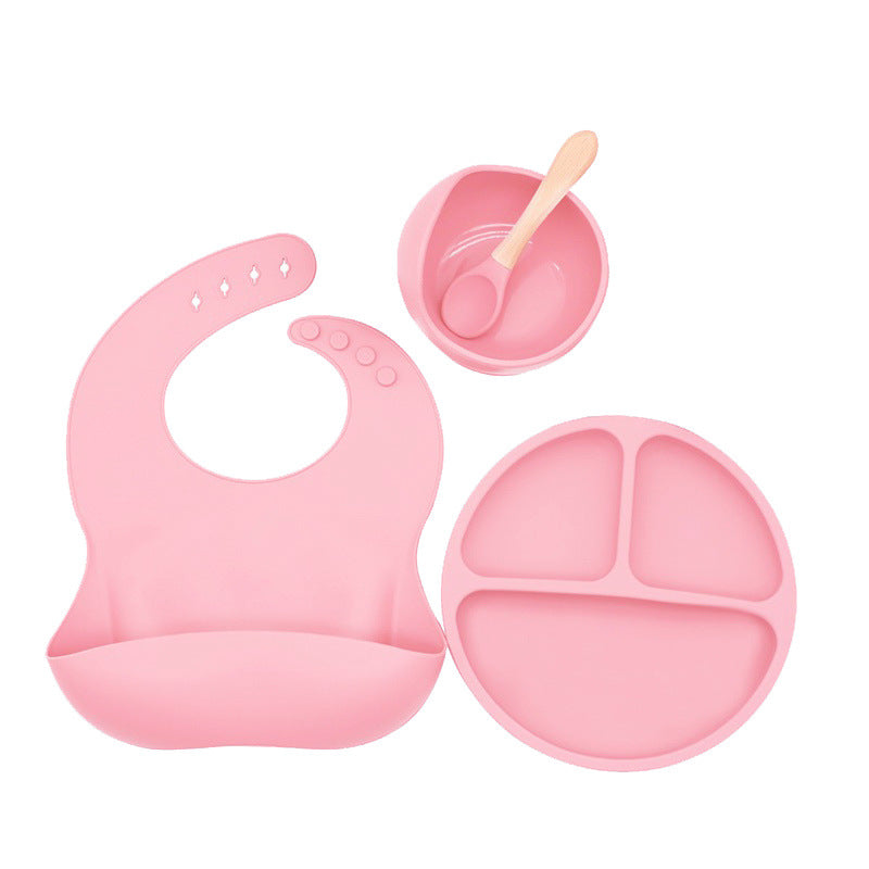 Baby Feeding Set 8PCS | Silicone Training Bowl for Toddlers | Food-Grade Baby Tableware Set