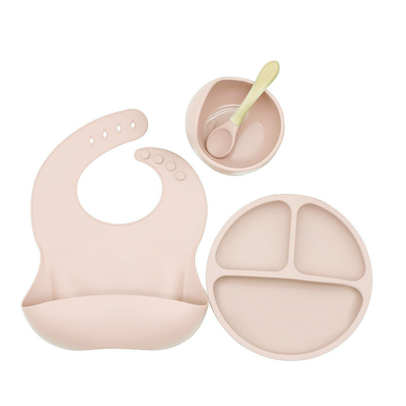 Baby Feeding Set 8PCS | Silicone Training Bowl for Toddlers | Food-Grade Baby Tableware Set